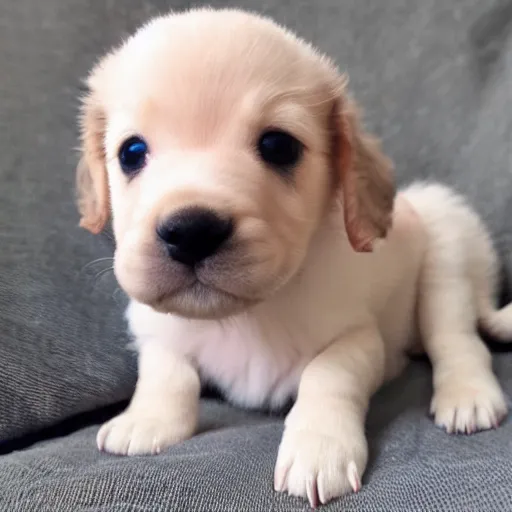 Prompt: a 2 week old puppy