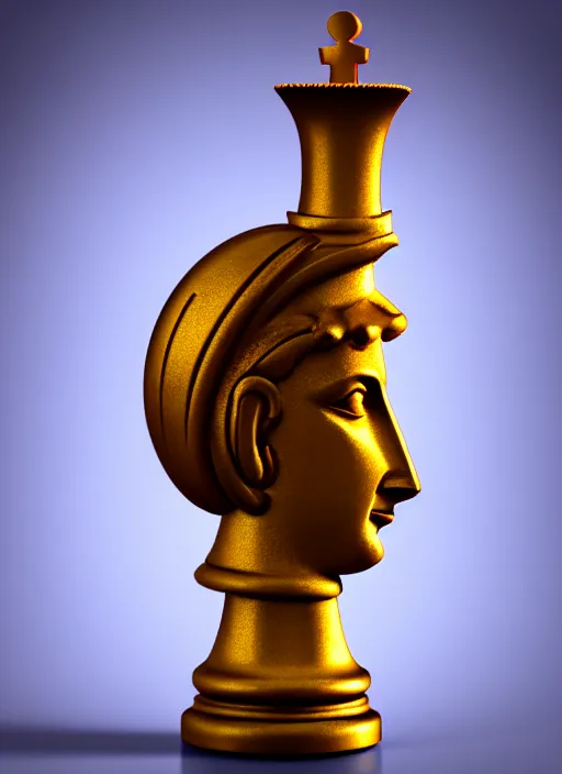 Image similar to ( queen chess piece by jonathan monk, sharpfocus, photorealism, soft diffuse autumn lights, some sun light ray, dark room wall, canon 5 d 5 0 mm lens