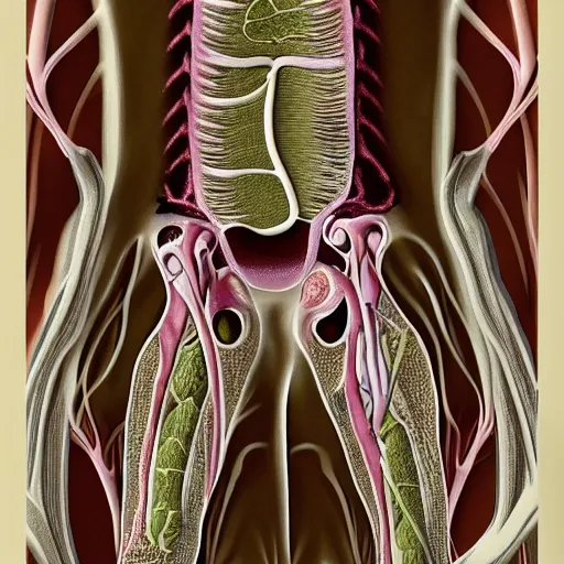 Prompt: Anatomical picture of a kidney