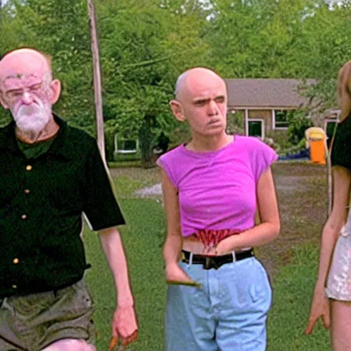 Prompt: film still from trash humpers ( 2 0 0 9 )