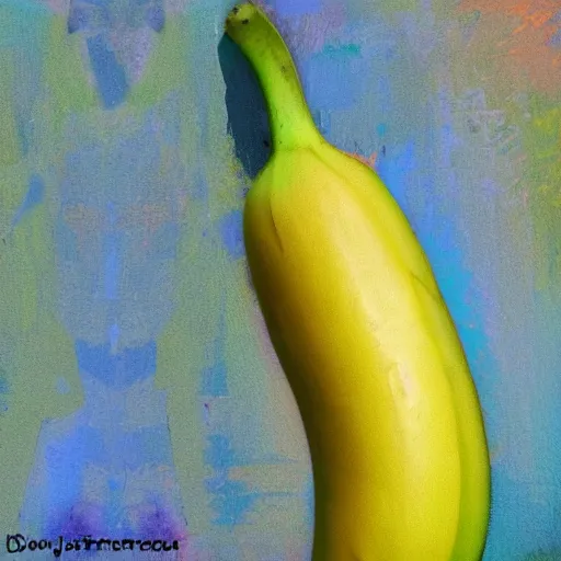 Prompt: banana shot impressionist style