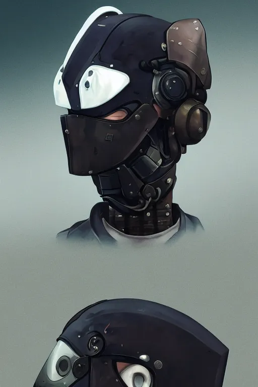 Image similar to robot ninja mask helmet metal gear solid training suit swat commando, aesthetic octane render, 8 k hd resolution, by ilya kuvshinov and cushart krentz and gilleard james, by carl warner and jim woodring, trending on artstation : 1. 5, sweet joy harmony color scheme