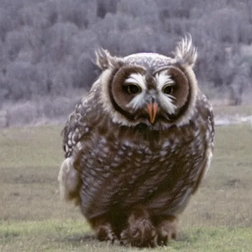 Image similar to photograph of an owlbear