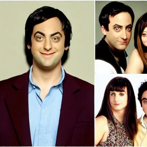 Image similar to actors from the big bang theory to the friends