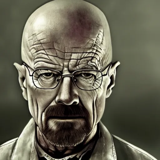 Image similar to Walter White in The Walking Dead 4K quality super realistic