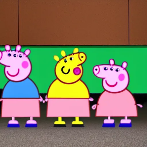 Prompt: peppa pig in real life, 8 k, photography, hyperrealistic