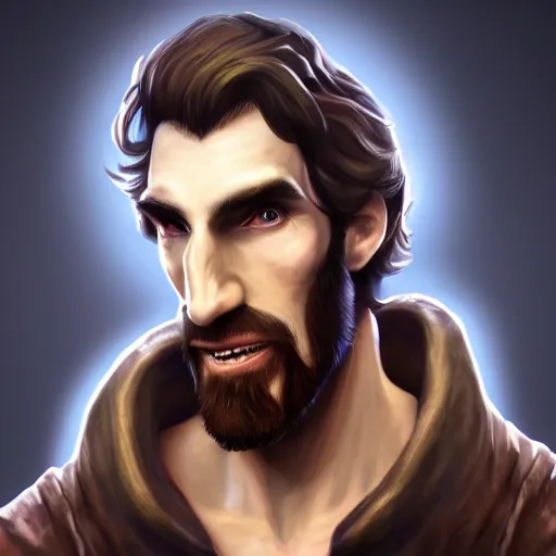 Image similar to asmongold, hyper realisitic, portrait, high detail, 8 k