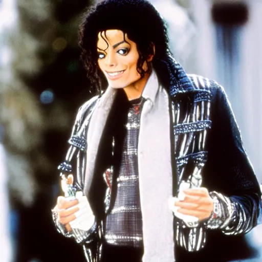 Image similar to michael jackson starring in home alone 2