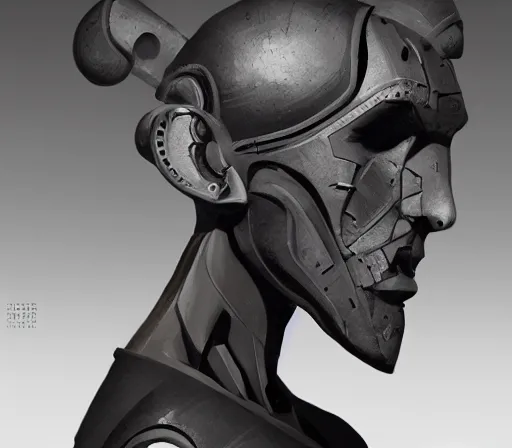 Image similar to beautiful robot character design, full body, whole body, one face, dystopian, glowing led lights, skin details, digital painting, comic book drawin, sculpted in zbrush, artstation, concept art, smooth, sharp, chiaroscuro, soft lighting, rule of thirds, fibonacci, art by mike mignola and david rubin