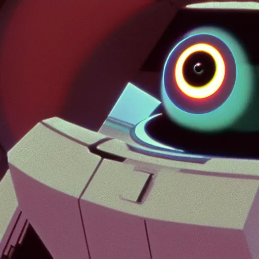 Image similar to cinematic shot of hal 9 0 0 0 in wall - e