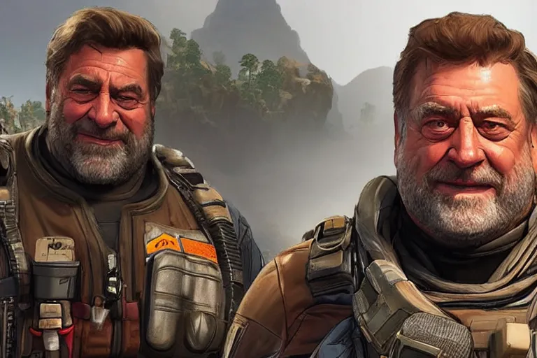 Image similar to john goodman in apex legends