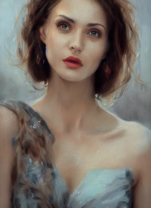 Image similar to portrait of a gorgeous young woman in the style of stefan kostic, flickr, realistic photo, sharp focus, 8k high definition, insanely detailed, intricate, elegant