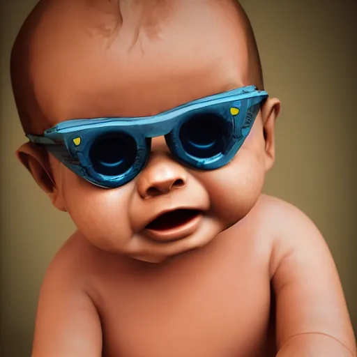 Prompt: ugly baby, splash art, detailed face, photorealistic facial features, cinematic lighting, dramatic, octane render, long lens, shallow depth of field, bokeh, anamorphic lens flare, hyper detailed, 3 5 mm film grain