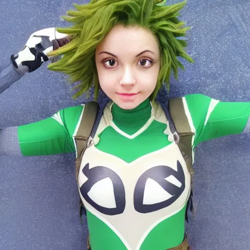 Image similar to female deku