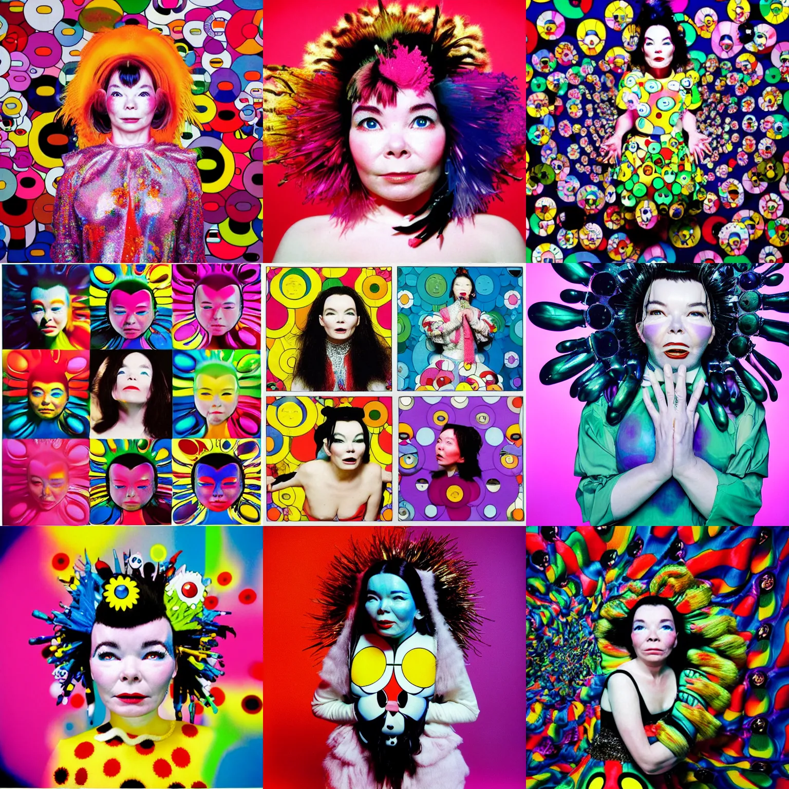 Professional Photo Shoot Of Bjork In The Style Of Stable Diffusion