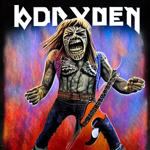 Image similar to Eddie (Iron Maiden), digital art
