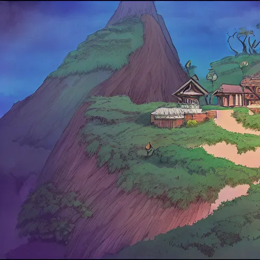 Image similar to landscape of the eternal rest, in the style of studio ghibli, award - winning, 4 k