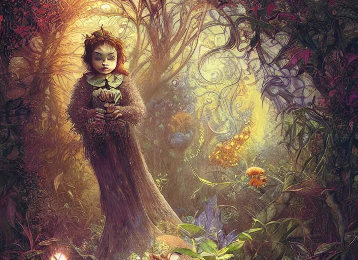 Image similar to magical child, path traced, highly detailed, high quality, digital painting, by studio ghibli, lise deharme, alexander jansson, paul lehr, tim white, hans zatzka, george stubbs, louis wain, alphonse mucha