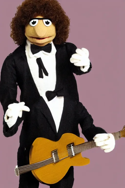 Image similar to jeff lynne as a muppet