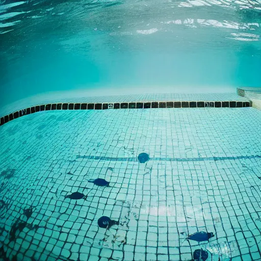Prompt: photo of a swimming pool underwater