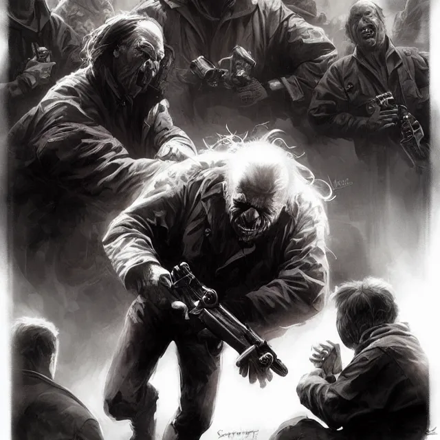 Image similar to the thing john carpenter by stanley artgerm lau, wlop, rossdraws, frank frazetta, andrei riabovitchev, marc simonetti