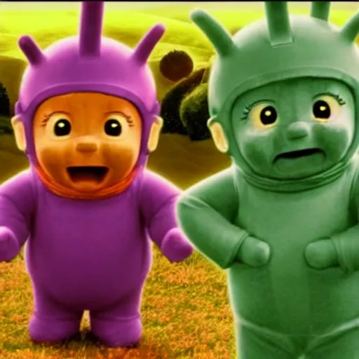 Image similar to teletubbies in half - life 2