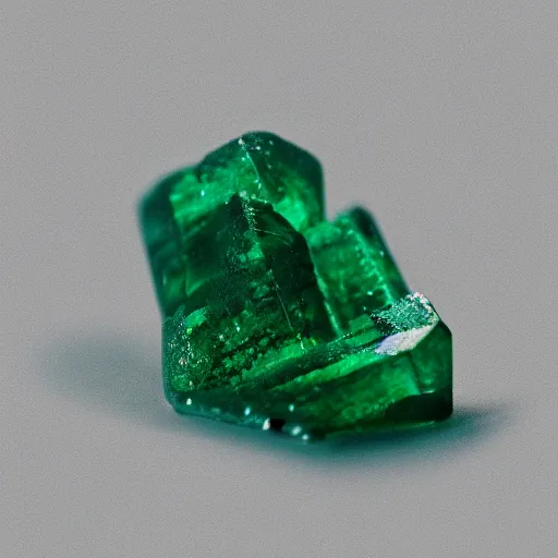 Prompt: Emerald crystals natural gemstone, 8k, rendred in redshift, trading on artstation