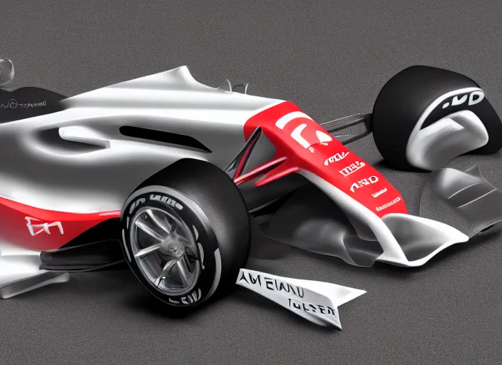 Image similar to 2 0 2 1 formula 1 audi car, concept art, 8 k, hdr, final render, blender, adobe photoshop