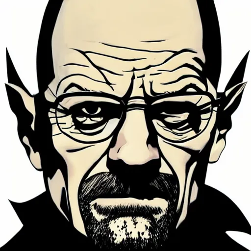 Image similar to Walter white as Batman