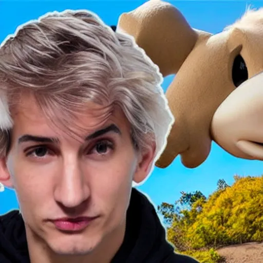 Image similar to xqc, big schnozzer