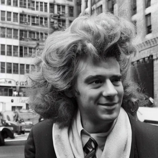 Image similar to 1 9 6 9 big hair day in new york