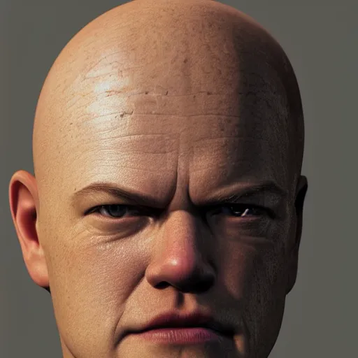 Prompt: hyperrealistic mixed media image of Matt Damon bald head disguised as !!foreskin!!, stunning 3d render inspired art by István Sándorfi and Greg Rutkowski, perfect facial symmetry, realistic, highly detailed attributes and atmosphere, dim volumetric cinematic lighting, 8k octane extremely hyper-detailed render, post-processing, masterpiece,