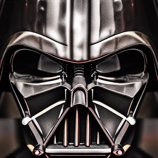 Prompt: close - up darth vader, fine details, 8 k, shallow depth of field, moody lighting, cinematic lighting,