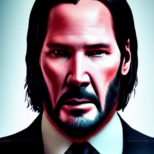 Image similar to portrait of john wick, cinematic photography, 8k,