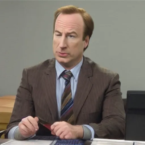 Prompt: bob odenkirk starring on the office