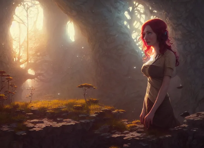 Prompt: highly detailed portrait of christina hendricks, stephen bliss, unreal engine, fantasy art by greg rutkowski, loish, rhads, ferdinand knab, makoto shinkai and lois van baarle, ilya kuvshinov, rossdraws, tom bagshaw, global illumination, radiant light, detailed and intricate environment