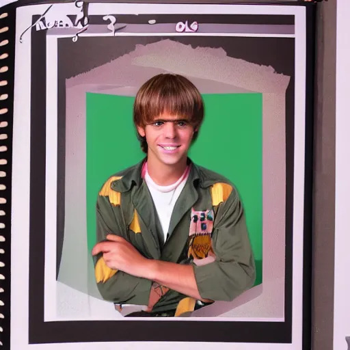 Image similar to a hyper realistic award winning yearbook photo of shaggy from scooby - doo