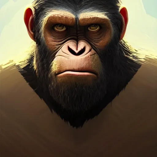 Image similar to face icon stylized minimalist war for the planet of the apes, loftis, cory behance hd by jesper ejsing, by rhads, makoto shinkai and lois van baarle, ilya kuvshinov, rossdraws global illumination