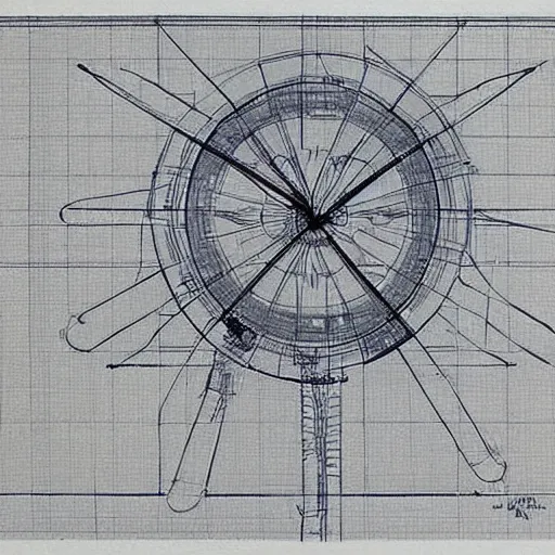 Image similar to a blueprint style of a satellite drawn by leonardo da vincil, drawing,