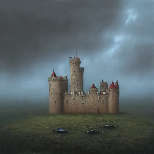 Image similar to castle in clouds by lee madgwick