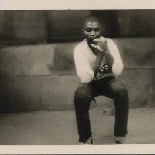 Prompt: “A rat in a gang member pose tooken by a 1950’s camera”