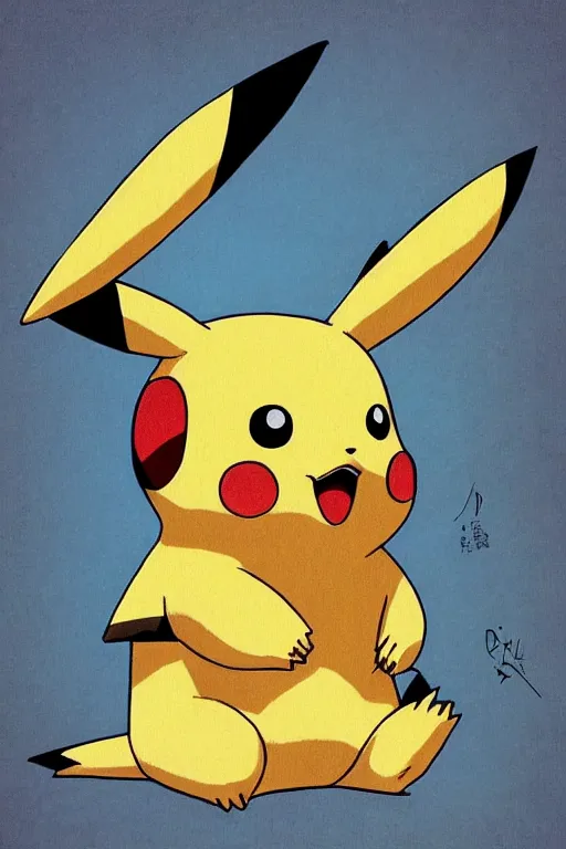 Prompt: Pikachu painted in da vinci portrait style, cute, adorable, studio ghibli, anime, manga, pokemon, nintendo, pixiv, trending on artstation, HD