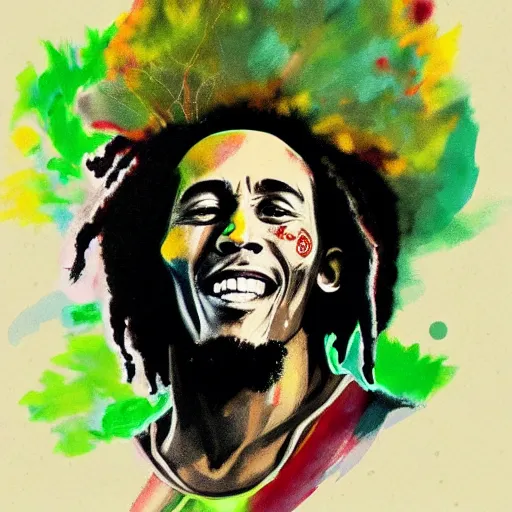 Image similar to Bob Marley as a tree, deep colors, high details, photrealistic, trending on artstation, award winning, deviant art,