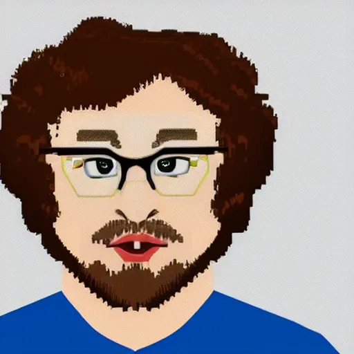 Image similar to a portrait of sam hyde, highly detailed, in the style of lego avatar