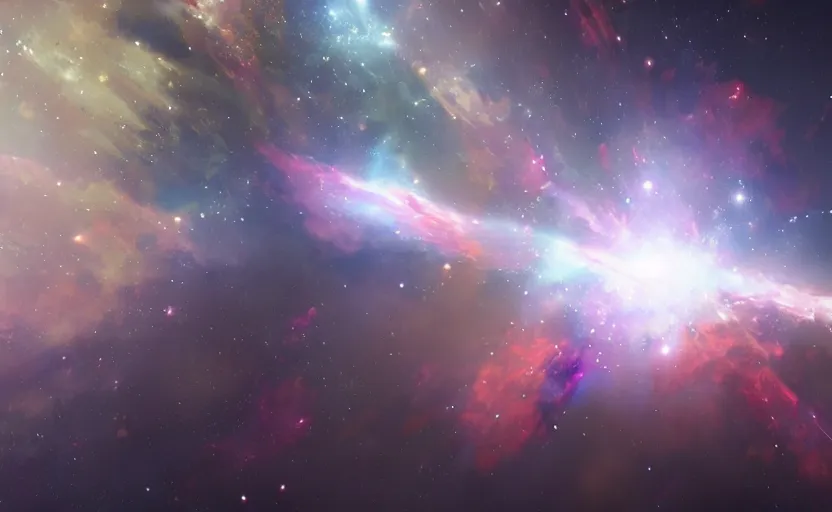 Image similar to a nebula dispersing, artstation, cgsociety, highly detailed