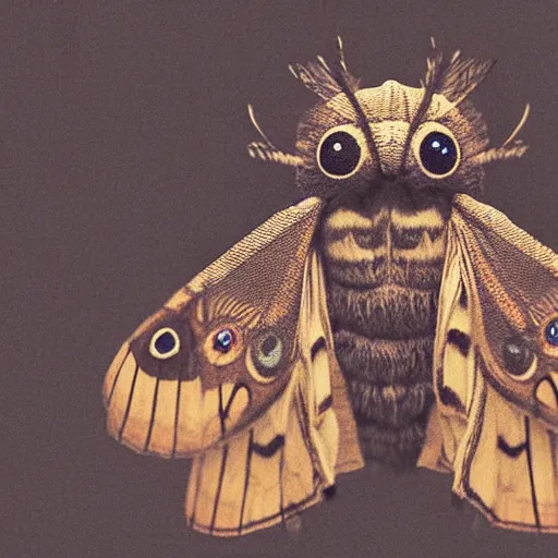 Prompt: cinematic shot mothra holding a moth in a swaddle of blankets, hyper realistic, mood lighting, fantasy, detailed face, highly detailed, super realistic, perfect lighting javascript pixel sorting