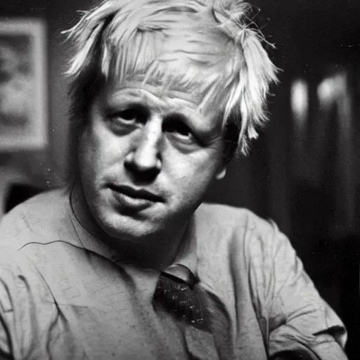 Image similar to Boris Johnson as a Blade Runner