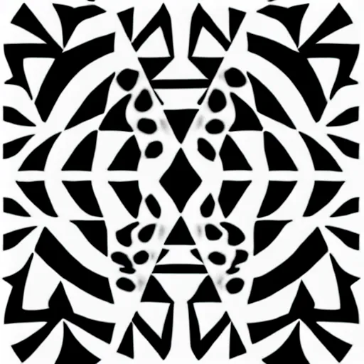 Prompt: black and white minimal animal symbol by karl gerstner, monochrome, 8 k scan, centered, symetrical, satisfying, bordered