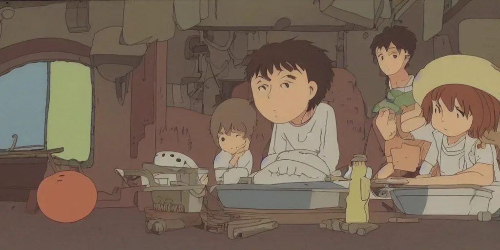 Image similar to a jelly, Studio Ghibli