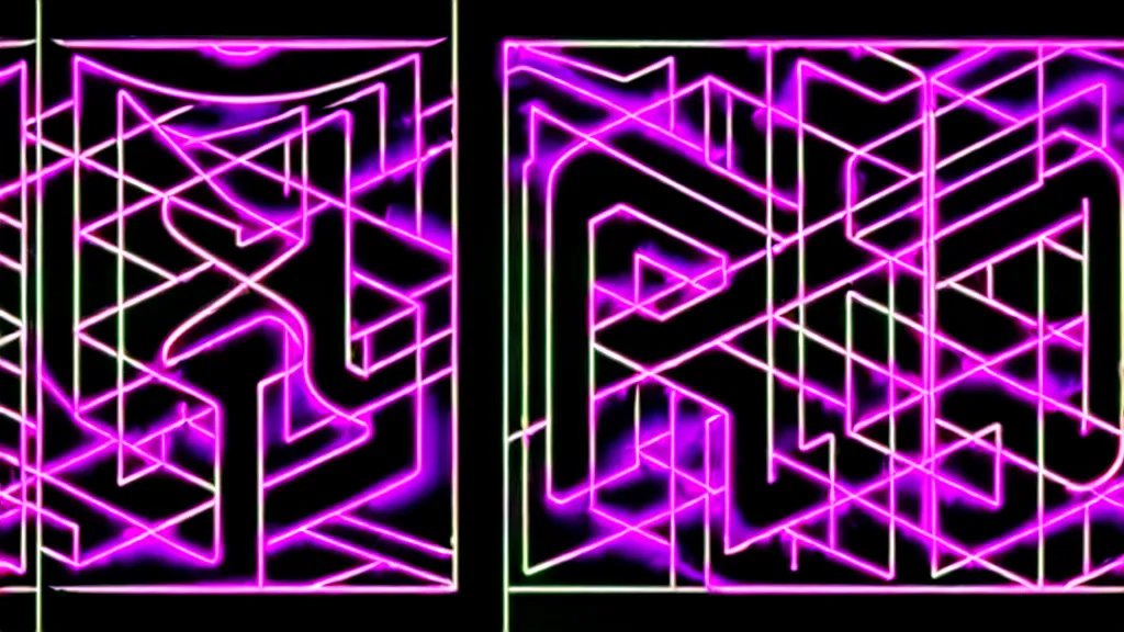 Prompt: xeroxed rave brutalist graphic design renaissance motif in the style of david rudnick and GUCCIMAZE detailed behance chrometype neon streaks 4k gothic dark horror